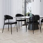 Conjunto Sala De Jantar Mesa Candian 6 Cadeiras Bless Marrom/