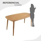 Conjunto Sala De Jantar Mesa Ceci Com 6 Cadeiras Eames Espres