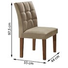 Conjunto Sala De Jantar Mesa Classic E 4 Cadeiras Vitória Cel