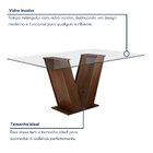 Conjunto Sala De Jantar Mesa Classic E 6 Cadeiras Vitória Cel