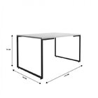 Conjunto Sala De Jantar Mesa Com 4 Cadeiras Allegra Pp Espres