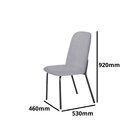 Conjunto Sala De Jantar Mesa Com 4 Cadeiras California Preto/