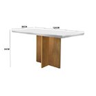Conjunto Sala De Jantar Mesa Com 4 Cadeiras Cayman Espresso M