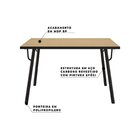 Conjunto Sala De Jantar Mesa Com 4 Cadeiras Love Yescasa Avel