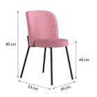 Conjunto Sala De Jantar Mesa Com 4 Cadeiras Love Yescasa Avel