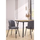 Conjunto Sala De Jantar Mesa Com 4 Cadeiras Love Yescasa Avel