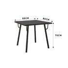 Conjunto Sala De Jantar Mesa Com 4 Cadeiras Love Yescasa Pret