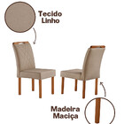Conjunto Sala De Jantar Mesa Com 4 Cadeiras Madeira Maciça Pr