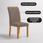 Conjunto Sala De Jantar Mesa Com 4 Cadeiras Miami Yescasa Beg