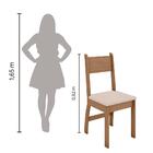 Conjunto Sala De Jantar Mesa Com 4 Cadeiras Milano Poliman