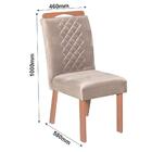 Conjunto Sala De Jantar Mesa Com 6 Cadeiras Bom Pastor Madri