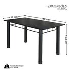 Conjunto Sala De Jantar Mesa Com 6 Cadeiras Fortaleza Losango