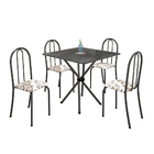 Conjunto Sala De Jantar Mesa Com Ardósia E 04 Cadeiras Ane B