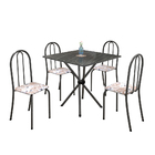 Conjunto Sala De Jantar Mesa Com Ardósia E 04 Cadeiras Ane B