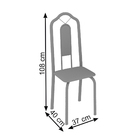 Conjunto Sala De Jantar Mesa Com Ardósia E 04 Cadeiras Bianca