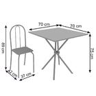 Conjunto Sala De Jantar Mesa Com Granito E 04 Cadeiras Ane B