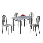 Conjunto Sala De Jantar Mesa Com Granito E 04 Cadeiras Iris P