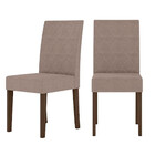 Conjunto Sala De Jantar Mesa Com Tampo Chanfrado Agata 4 Cade