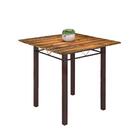 Conjunto Sala De Jantar Mesa Com Tampo Em Madeira Maciça E 04