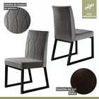 Conjunto Sala De Jantar Mesa Com Vidro 04 Cadeiras 135cm Aten