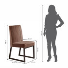 Conjunto Sala De Jantar Mesa Com Vidro 04 Cadeiras 135cm Aten