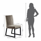 Conjunto Sala De Jantar Mesa Com Vidro 04 Cadeiras 135cm Aten