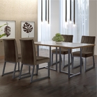 Conjunto Sala De Jantar Mesa Com Vidro 04 Cadeiras 135cm Aten