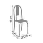 Conjunto Sala De Jantar Mesa Com Vidro E 04 Cadeiras Iris Bot