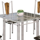 Conjunto Sala De Jantar Mesa Com Vidro E 04 Cadeiras Julia Pr