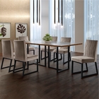 Conjunto Sala De Jantar Mesa Com Vidro E 06 Cadeiras Atena Ve