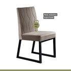 Conjunto Sala De Jantar Mesa Com Vidro E 06 Cadeiras Atena Ve