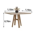 Conjunto Sala De Jantar Mesa Com Vidro E 4 Cadeiras Cristal