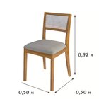 Conjunto Sala De Jantar Mesa Com Vidro E 4 Cadeiras Ônix  Nat