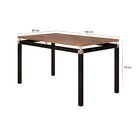 Conjunto Sala De Jantar Mesa Copenhague 136cm 6 Cadeiras Mont