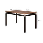 Conjunto Sala De Jantar Mesa Copenhague 136cm 6 Cadeiras Mont