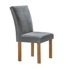 Conjunto Sala De Jantar Mesa Cuenca Tampo Vidro/mdf Com 6 Cad