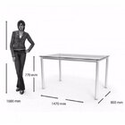 Conjunto Sala De Jantar Mesa Diana 6 Cadeiras Viana Espresso