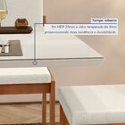 Conjunto Sala De Jantar Mesa Donna Com 4 Cadeiras Lady Em Mad