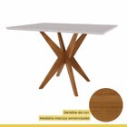 Conjunto Sala De Jantar Mesa Donna Com 4 Cadeiras Rainha Em M