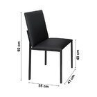 Conjunto Sala De Jantar Mesa Dubai 120x75cm Tampo Vidro Com 4