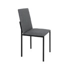 Conjunto Sala De Jantar Mesa Dubai 90x90cm Tampo Vidro Com 4