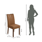 Conjunto Sala De Jantar Mesa E 06 Cadeiras Apogeu Off White/i