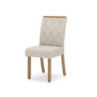 Conjunto Sala De Jantar Mesa E 4 Cadeiras Kaciane  Nature/off