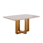 Conjunto Sala De Jantar Mesa E 4 Cadeiras Madeira Maciça Madr