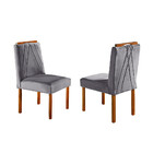 Conjunto Sala De Jantar Mesa E 4 Cadeiras Madeira Maciça Madr