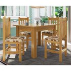 Conjunto Sala De Jantar Mesa E 4 Cadeiras Zamarchi
