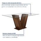 Conjunto Sala De Jantar Mesa E 6 Cadeiras Classic Cel Móveis