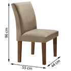 Conjunto Sala De Jantar Mesa E 6 Cadeiras Classic Cel Móveis