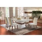 Conjunto Sala De Jantar Mesa E 6 Cadeiras Dari Espresso Móvei