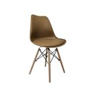Conjunto Sala De Jantar Mesa Eames Dsw Redonda 70cm Com 4 Cad